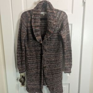 Knox Rose Y2K Striped Knit Sweater